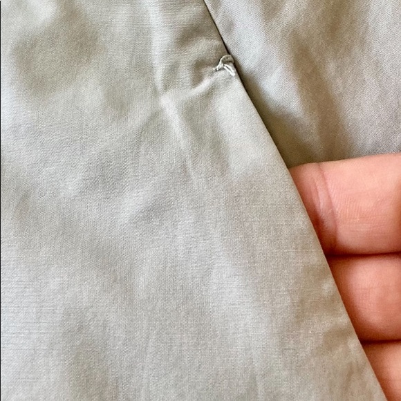 Loro Piana Green Cotton A Line Skirt - Picture 6 of 12